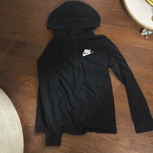 Nike Black Zip-Up Hoodie